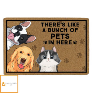 A Bunch Of Pets – Personalized Custom Doormat