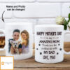 Amazing Dog Mom – Personalized Custom Photo Coffee Mug
