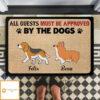 Approved By Dogs – Personalized Custom Doormat