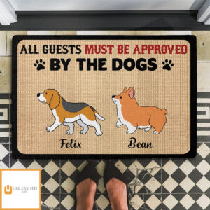 Approved By Dogs – Personalized Custom Doormat