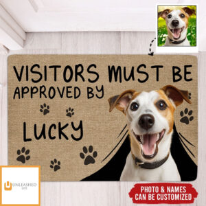 Approved By Pet Photo – Personalized Custom Doormat