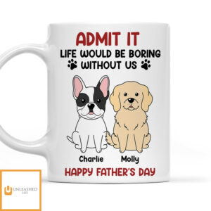 Be Boring Without Me – Personalized Custom Coffee Mug