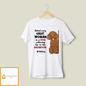 Behind Great Person – Personalized Custom Unisex T-Shirt