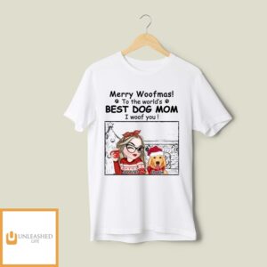 Best Dog Mom Christmas – Personalized Custom Sweatshirt