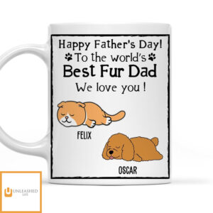 Best Fur Dad – Personalized Custom Coffee Mug