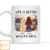 Better With Pets – Personalized Custom Coffee Mug