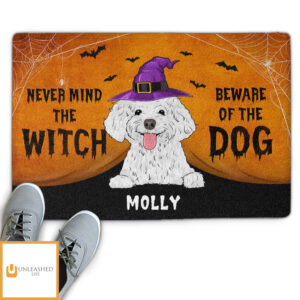 Beware Of Dog – Personalized Custom Doormat
