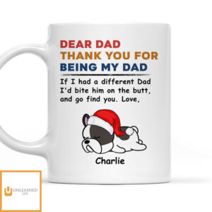 Bite The Butt Christmas – Personalized Custom Coffee Mug