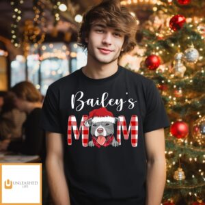 Christmas Dog Momdad – Personalized Custom Unisex Hoodie