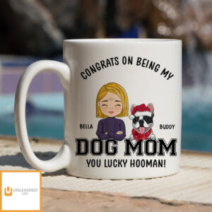Congrats Dog Dadmom – Personalized Custom Coffee Mug