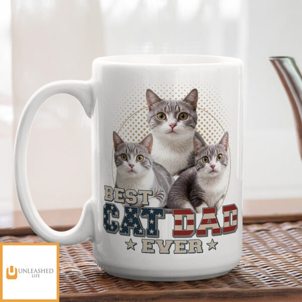 Custom Photo Ultimate Dog Cat Dad – Personalized Custom Coffee Mug