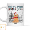 Dad Of A Spoiled Rotten Dog – Personalized Custom Coffee Mug