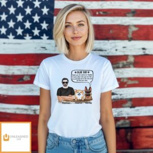 Dear Dad – Personalized Custom Unisex T-Shirt