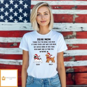 Dear Momdad Xoxo Christmas – Personalized Custom Unisex T-Shirt