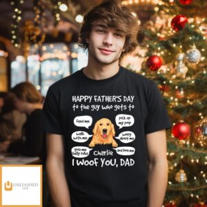 Dog Loves You – Personalized Custom Unisex T-Shirt