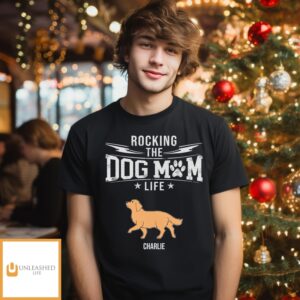 Dog Mom Dad Vintage – Personalized Custom Unisex Shirt