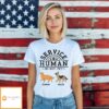 Dogs Service Human – Personalized Custom Unisex T-Shirt