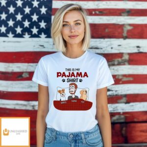 Funny Pajama T-Shirt – Personalized Custom Unisex T-shirt