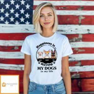 Happiness Is – Personalized Custom Unisex Shirt