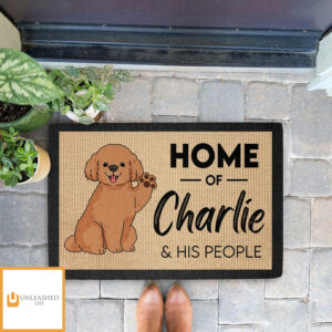 Home Of Dog – Personalized Custom Doormat