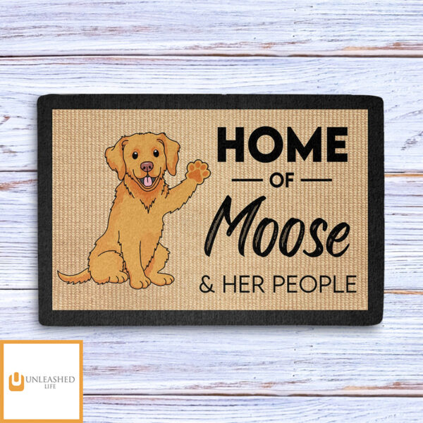 Home Of Dog – Personalized Custom Doormat