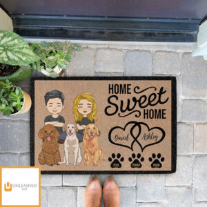 Home Sweet Home – Personalized Custom Doormat