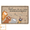 Hope You Like Fur Babies – Personalized Custom Doormat