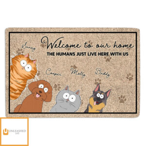 Hope You Like Fur Babies – Personalized Custom Doormat