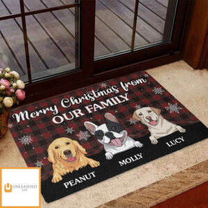 Merry Christmas – Personalized Custom Doormat