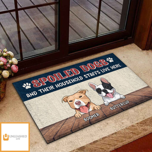 Spoiled Dog – Personalized Custom Doormat